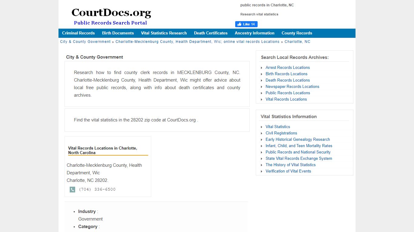 Charlotte, NC Vital Statistics - Charlotte-Mecklenburg County, Health ...